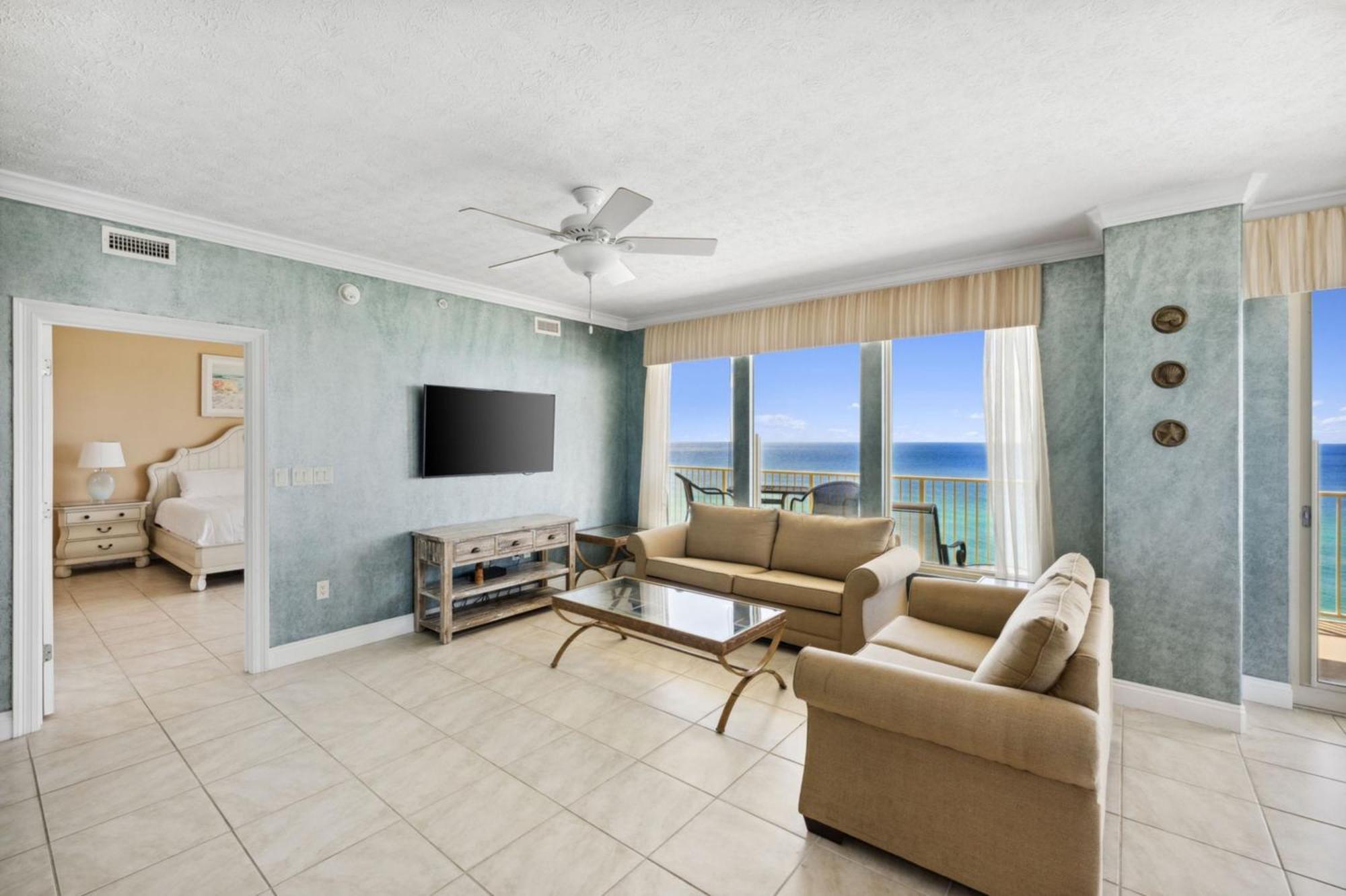 Treasure Shores-3br Beachfront Corner Unit Sleeps 8 With Stunning Gulf Views! * Panama City Beach